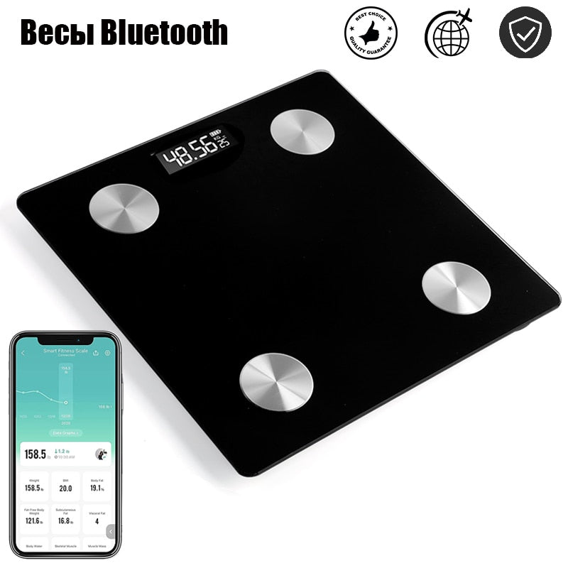 Bluetooth Smart Scale (KGs/LBs) BMI% – healthfirstbeautysecond